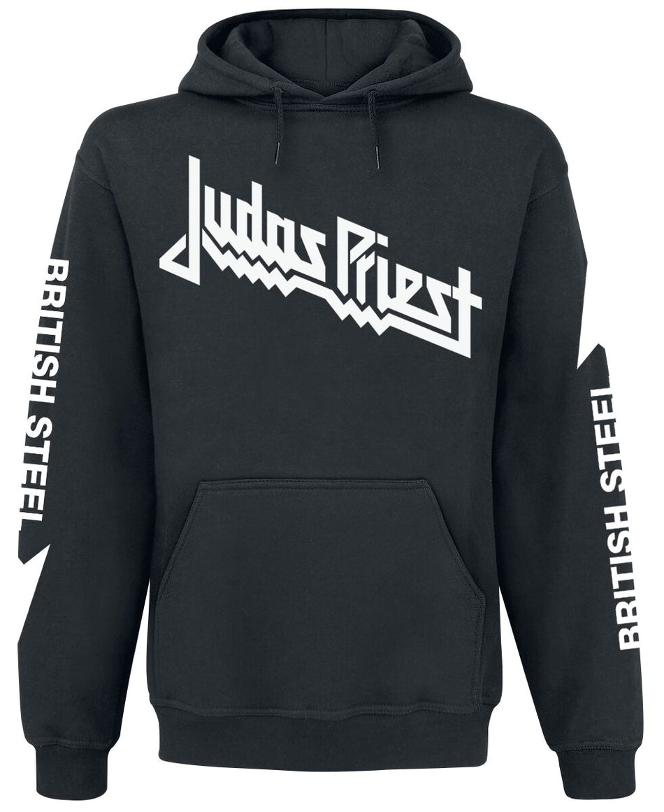 Sweat-shirt à capuche  de Judas Priest - British Steel Anniversary 2020 - S à XXL - pour Homme - noir - Judas Priest
