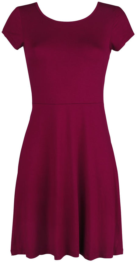 Robe courte  de Black Premium by EMP - Robe Rouge Avec Découpe Dans Le Dos & Laçage Décoratif - S à XXL - pour Femme - rouge - Black Premium by EMP