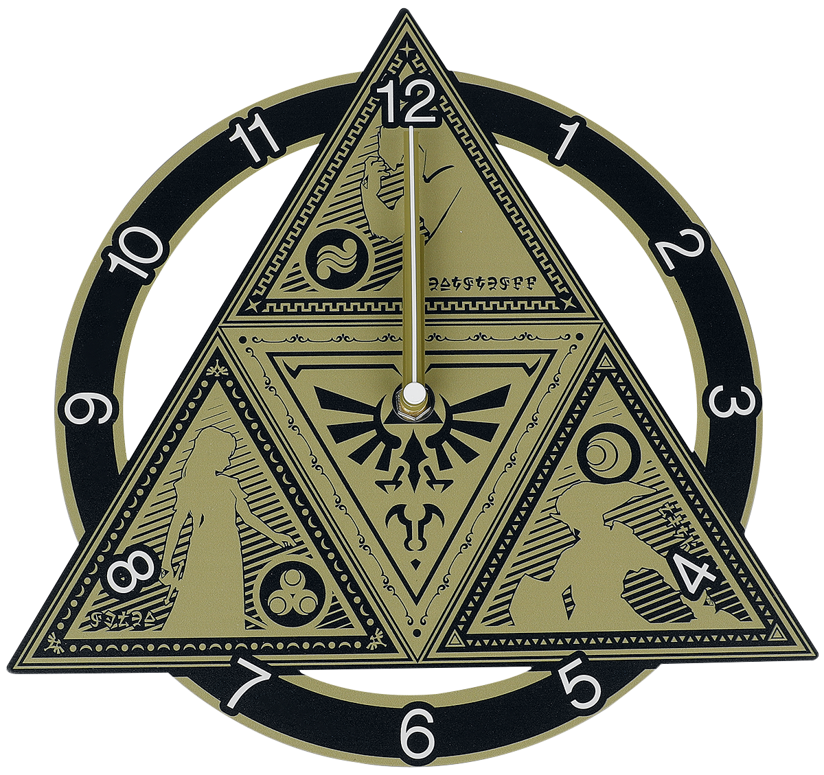 Horloge murale Gaming de The Legend Of Zelda - Triforce - pour Indifférent - Standard - The Legend Of Zelda - View 2