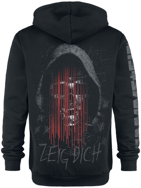 Sweat-shirt à capuche  de Rammstein - Zeig Dich - S à 3XL - pour Homme - noir - Rammstein - View 2