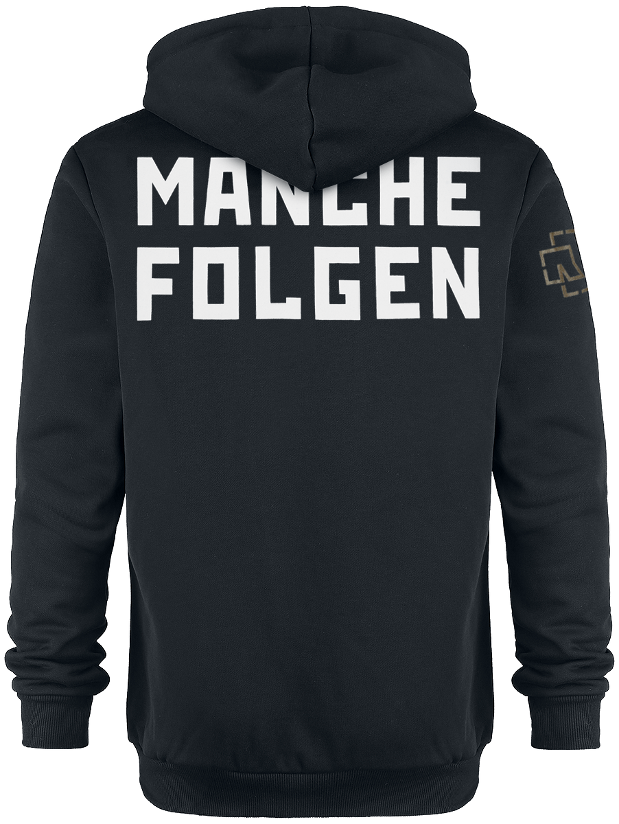 Sweat-shirt à capuche  de Rammstein - Manche führen - S à XL - pour Homme - noir - Rammstein - View 2