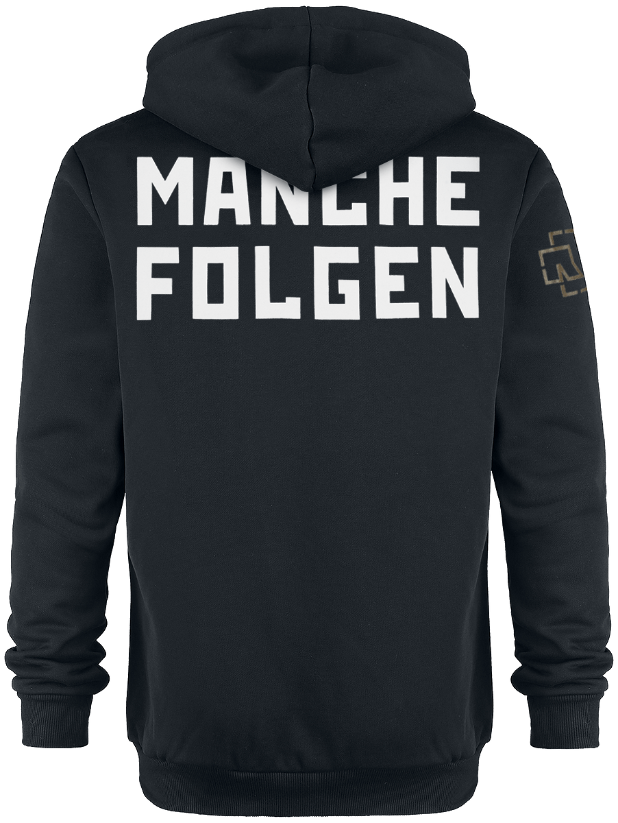 Sweat-shirt à capuche  de Rammstein - Manche führen - S à 3XL - pour Homme - noir - Rammstein - View 2