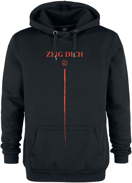 Sweat-shirt à capuche  de Rammstein - Zeig Dich Logo - S à 3XL - pour Homme - noir - Rammstein
