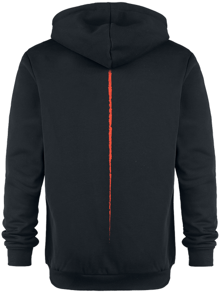 Sweat-shirt à capuche  de Rammstein - Zeig Dich Logo - S à 3XL - pour Homme - noir - Rammstein - View 2