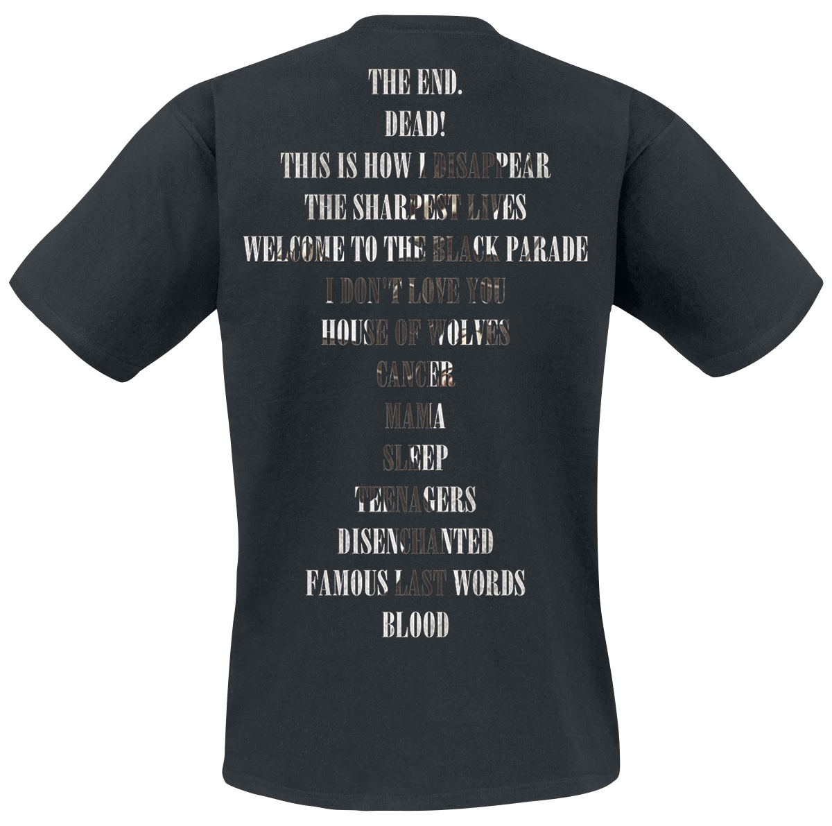T-Shirt Manches courtes  de My Chemical Romance - Type Fill Black Parade - XL - pour Homme - noir - My Chemical Romance - View 2