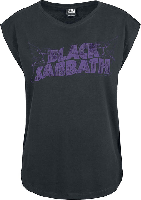 T-Shirt Manches courtes  de Black Sabbath - Lord Of This World - S à XXL - pour Femme - noir - Black Sabbath