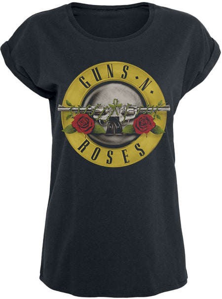 T-Shirt Manches courtes  de Guns N' Roses - Balle Usée - S à XXL - pour Femme - noir - Guns N' Roses