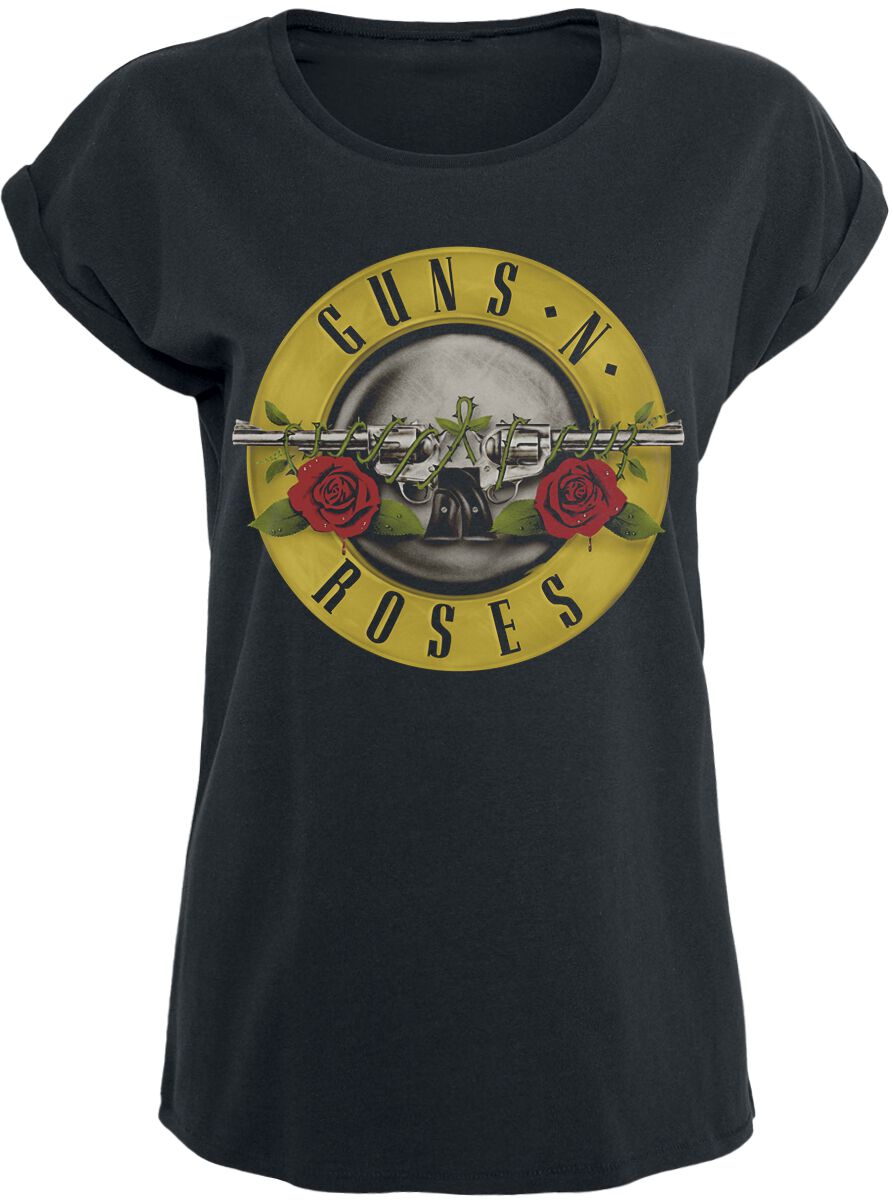 T-Shirt Manches courtes  de Guns N' Roses - Balle Usée - S à XXL - pour Femme - noir - Guns N' Roses