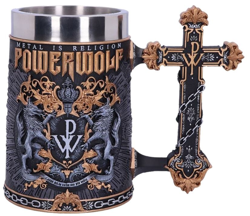 Chope à bière  de Powerwolf - Powerwolf Logo - pour Unisexe - multicolore - Powerwolf
