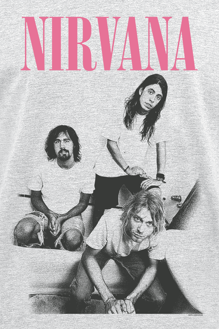 T-Shirt Manches courtes  de Nirvana - Bathroom Photo - S à XXL - pour Homme - gris chiné - Nirvana - View 2