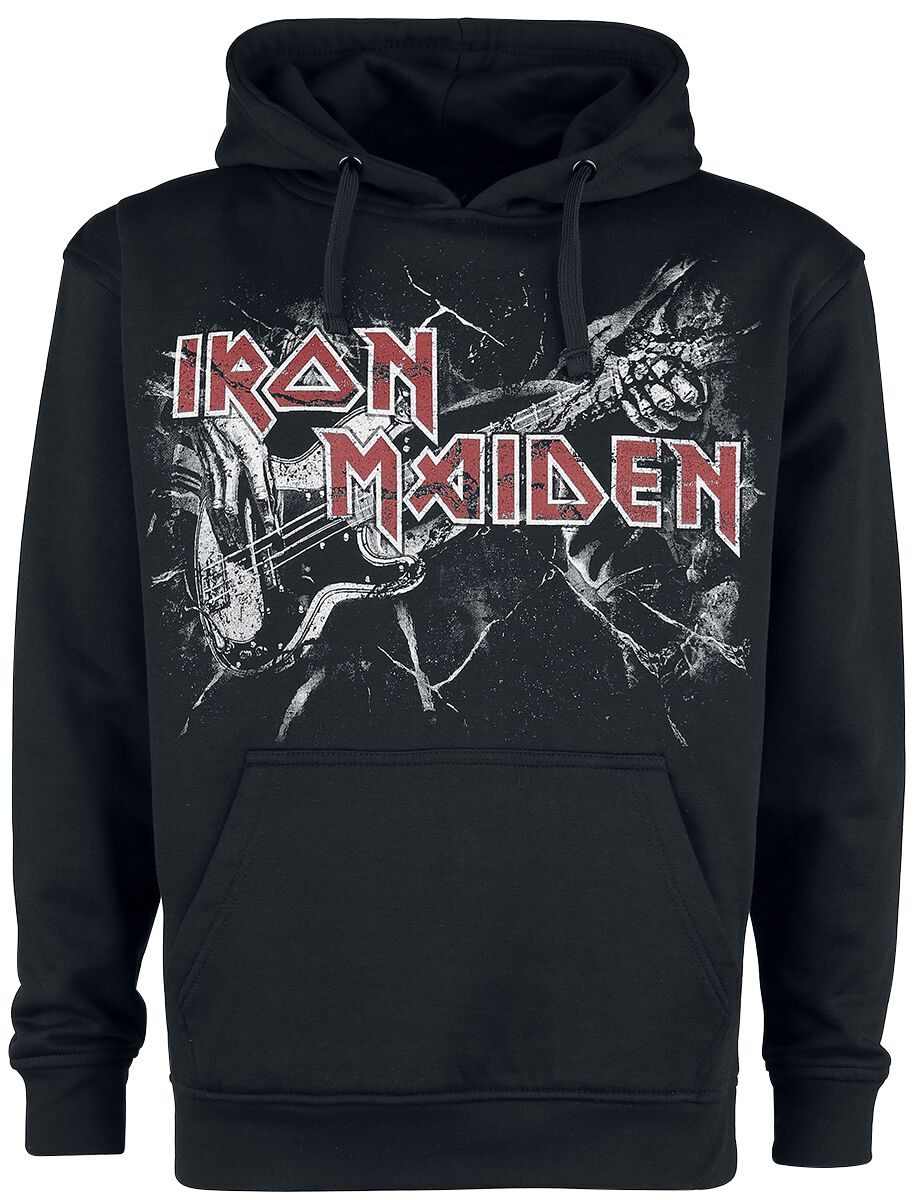 Sweat-shirt à capuche  de Iron Maiden - Fear Live Flames - S à XXL - pour Homme - noir - Iron Maiden