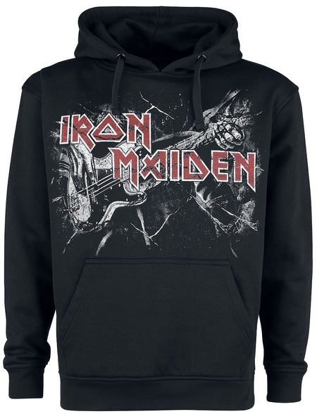 Sweat-shirt à capuche  de Iron Maiden - Fear Live Flames - S à XXL - pour Homme - noir - Iron Maiden