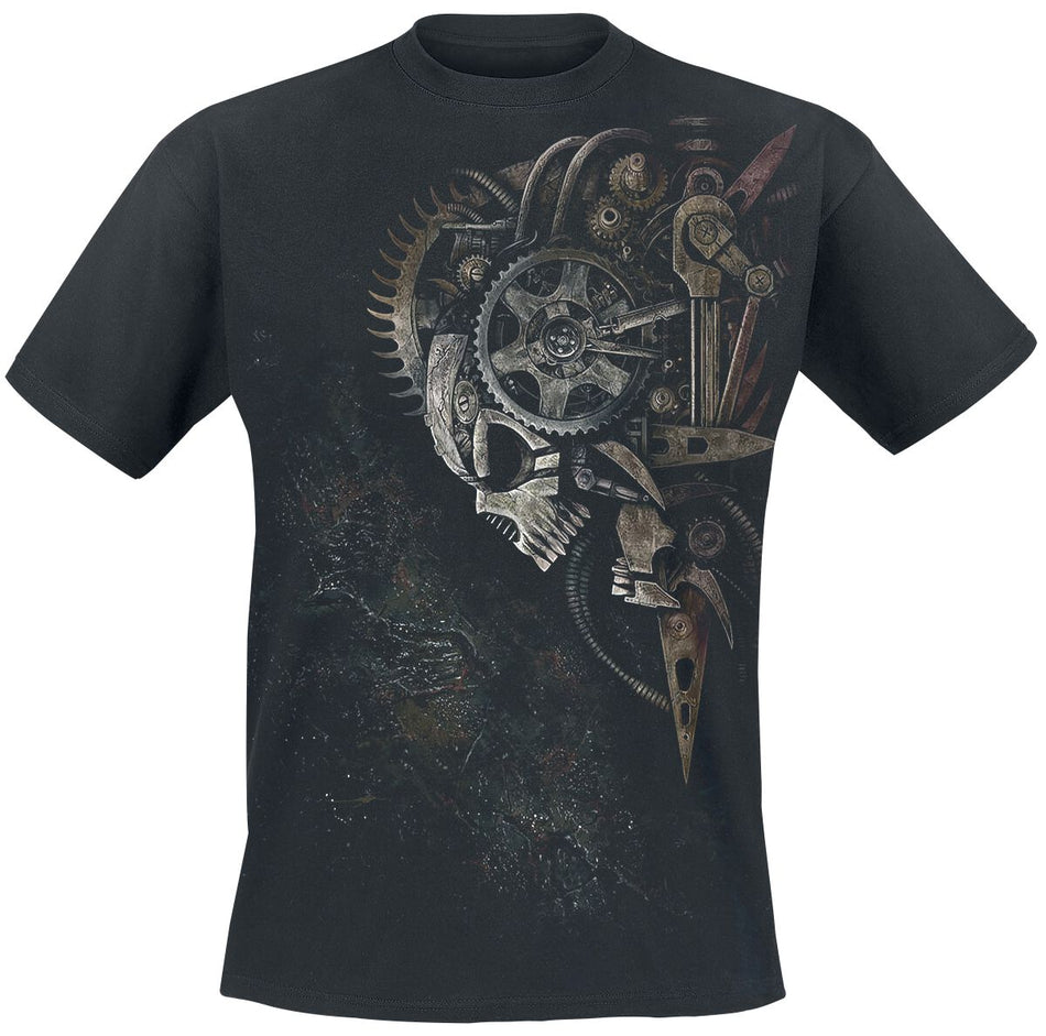 T-Shirt Manches courtes Gothic de Spiral - Diesel Punk - S à 4XL - pour Homme - noir - Spiral