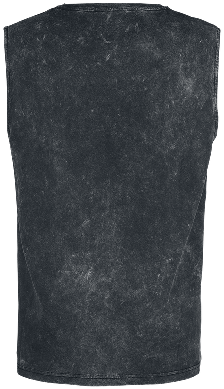 Débardeur  de Rock Rebel by EMP - Washed Tank with Print - S à L - pour Homme - noir - Rock Rebel by EMP - View 2