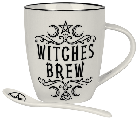 Mug Gothic de Alchemy England - Witches Brew - pour Unisexe - blanc/noir - Alchemy England - View 2