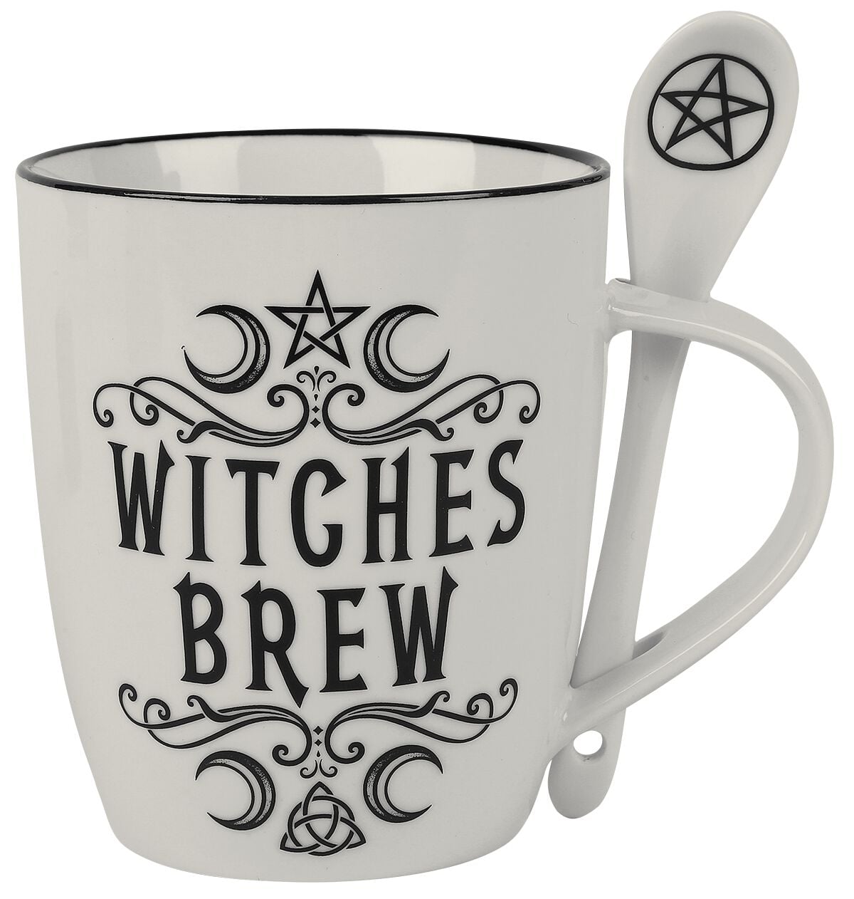 Mug Gothic de Alchemy England - Witches Brew - pour Unisexe - blanc/noir - Alchemy England