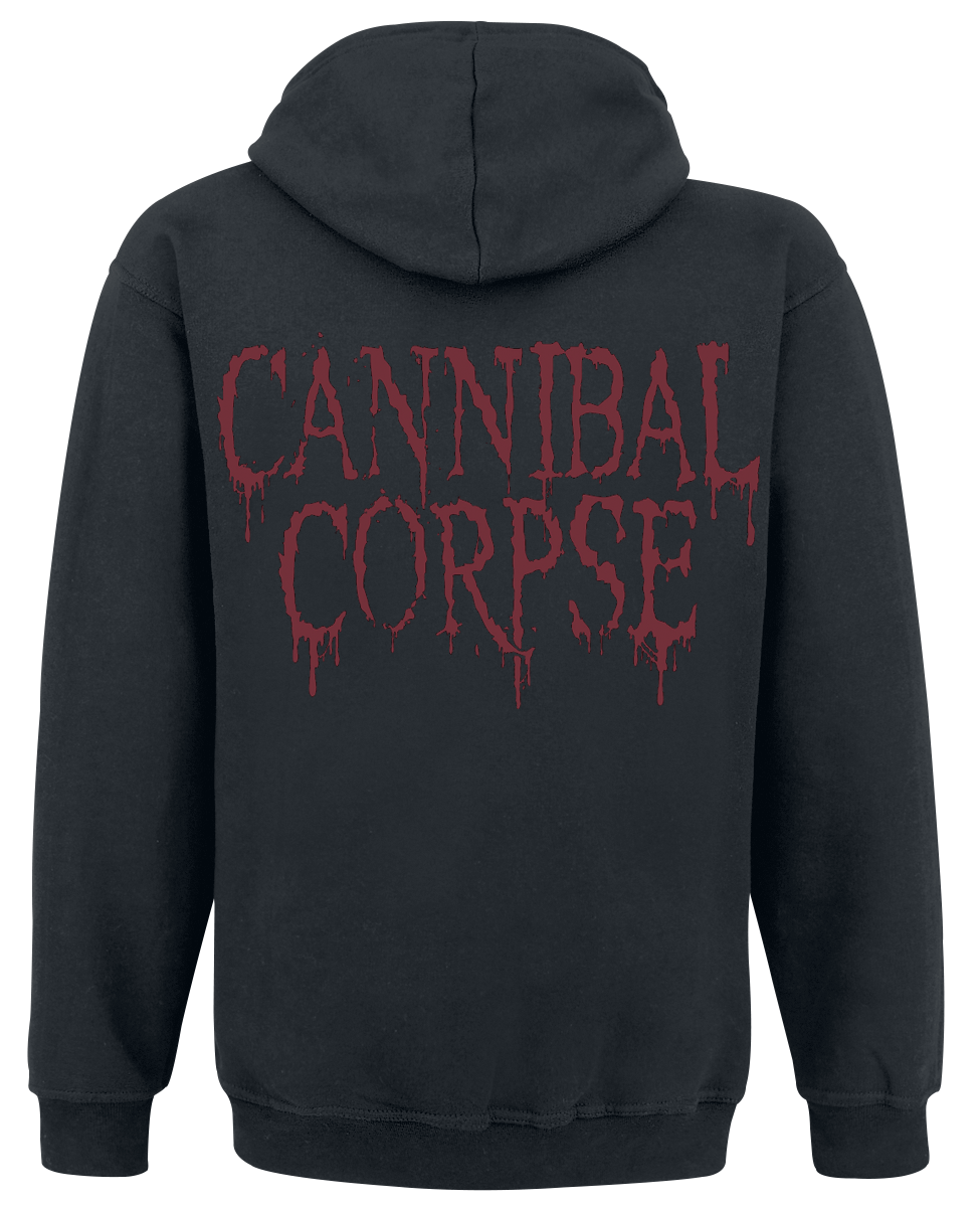 Sweat-shirt à capuche  de Cannibal Corpse - Knife - S à XXL - pour Homme - noir - Cannibal Corpse - View 2