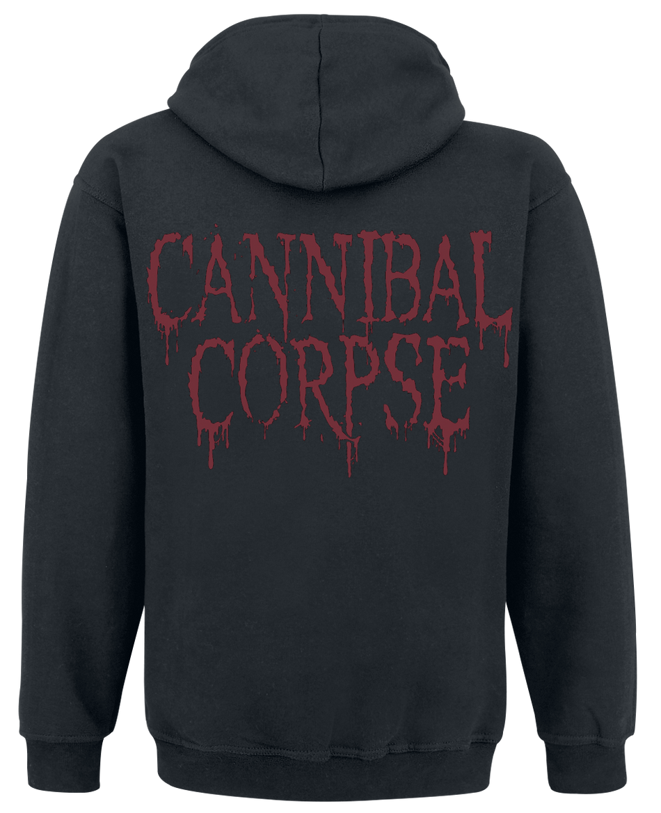 Sweat-shirt à capuche  de Cannibal Corpse - Knife - S à XXL - pour Homme - noir - Cannibal Corpse - View 2