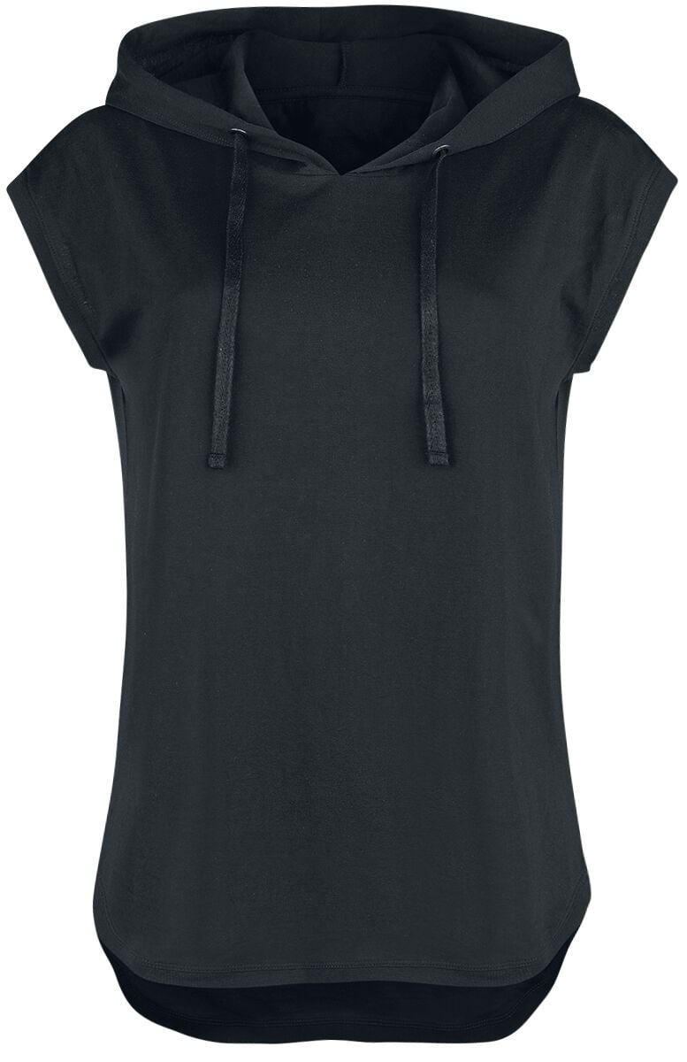 T-Shirt Manches courtes  de RED by EMP - Sweat à capuche sans manches - S à 5XL - pour Femme - noir - RED by EMP