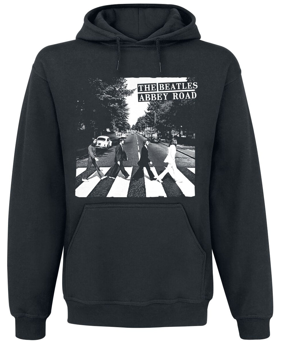 Sweat-shirt à capuche  de The Beatles - Abbey Road - S à XXL - pour Homme - noir - The Beatles