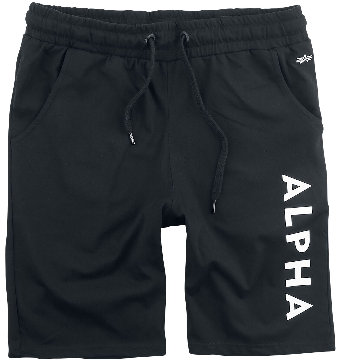Short  de Alpha Industries - Short Alpha Jersey - S à XXL - pour Homme - noir - alpha industries