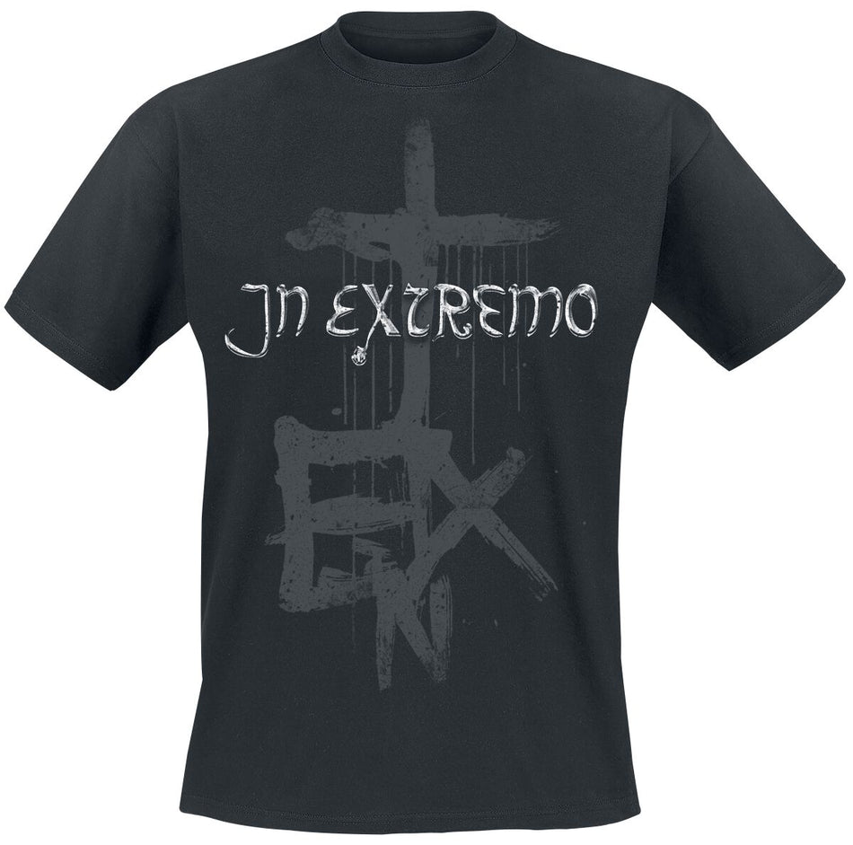 T-Shirt Manches courtes  de In Extremo - Schwarzkreuz - S à 3XL - pour Homme - noir - In Extremo
