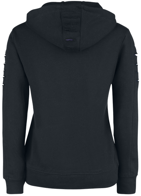 Sweat-shirt à capuche Gothic de Spiral - Bleeding Heart - S à XXL - pour Femme - noir - Spiral - View 2