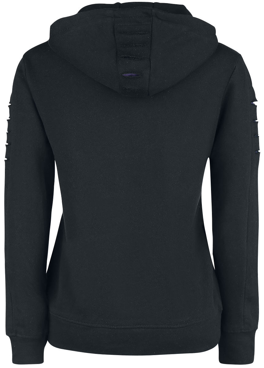 Sweat-shirt à capuche Gothic de Spiral - Bleeding Heart - S à XXL - pour Femme - noir - Spiral - View 2
