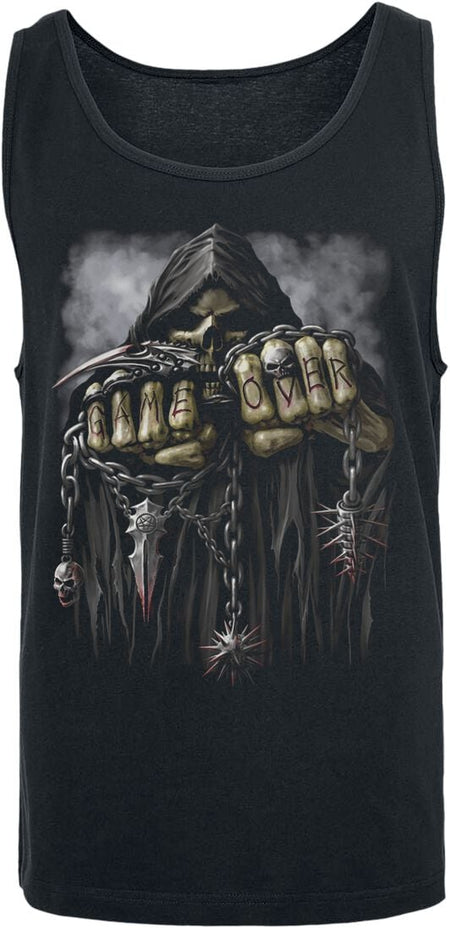 Débardeur Gothic de Spiral - Game Over - S à XXL - pour Homme - noir - Spiral