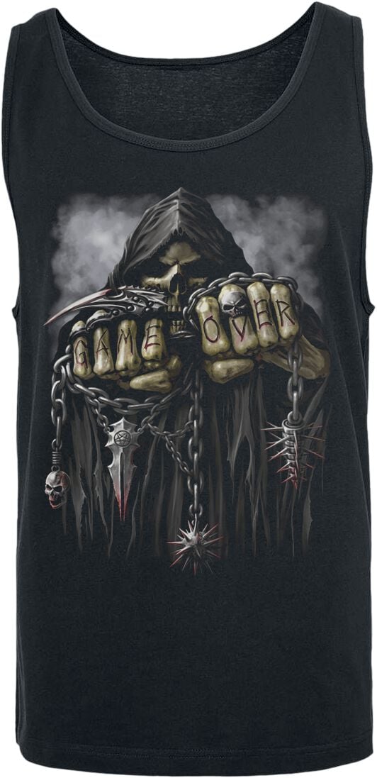 Débardeur Gothic de Spiral - Game Over - S à XXL - pour Homme - noir - Spiral