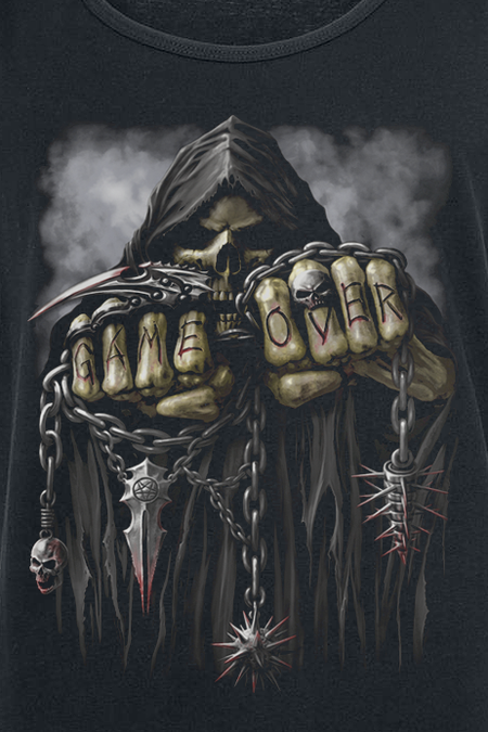 Débardeur Gothic de Spiral - Game Over - M à XXL - pour Homme - noir - Spiral - View 2