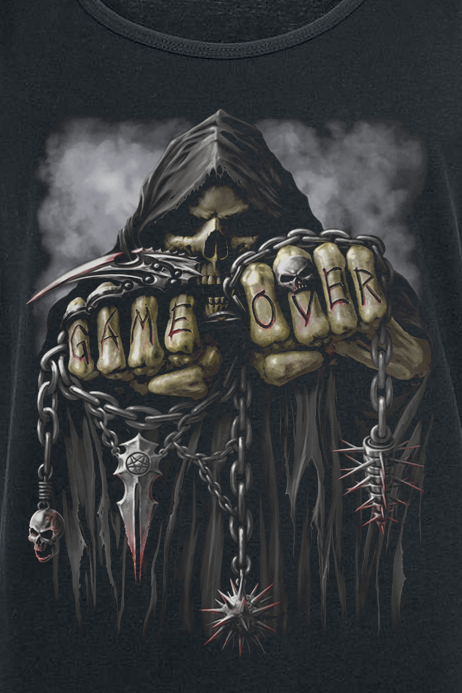 Débardeur Gothic de Spiral - Game Over - M à XXL - pour Homme - noir - Spiral - View 2