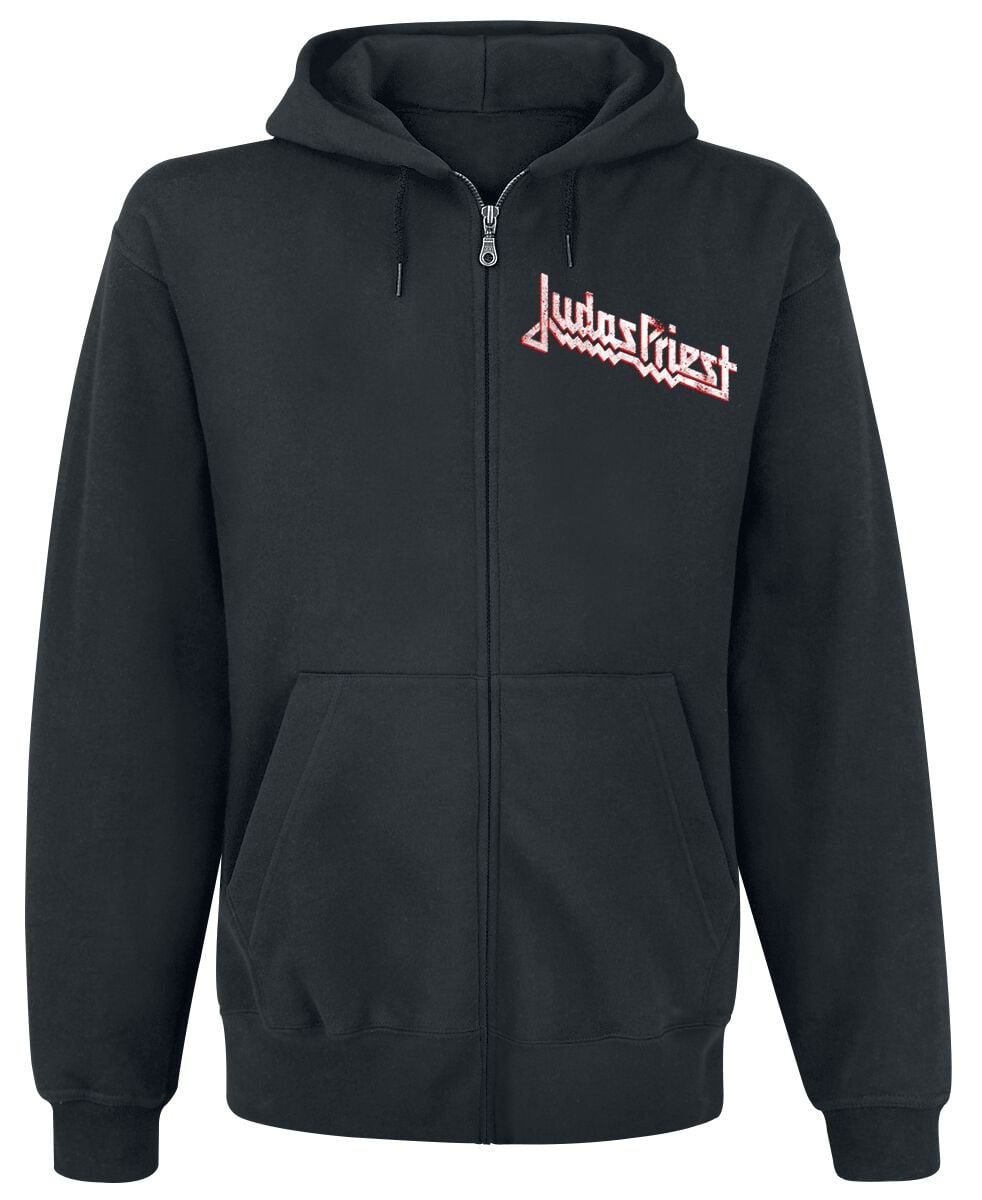 Sweat-shirt zippé à capuche  de Judas Priest - Painkiller - S à XXL - pour Homme - noir - Judas Priest