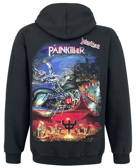 Sweat-shirt zippé à capuche  de Judas Priest - Painkiller - S à XXL - pour Homme - noir - Judas Priest - View 2