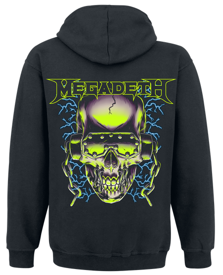 Sweat-shirt à capuche  de Megadeth - 35 Years Vic - S à XXL - pour Homme - noir - Megadeth - View 2