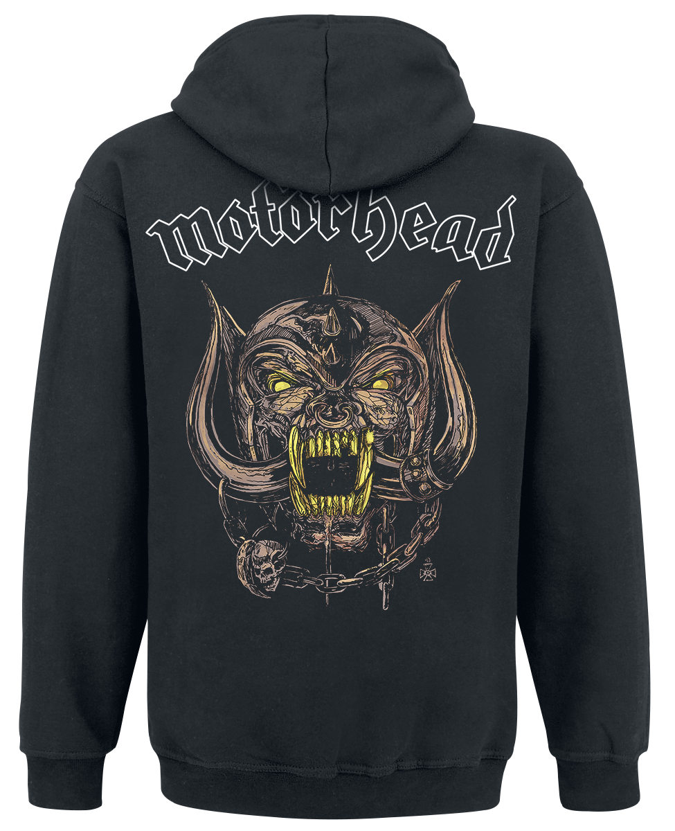 Sweat-shirt zippé à capuche  de Motörhead - Undercover Sketch Warpig - S à XXL - pour Homme - noir - Motörhead - View 2