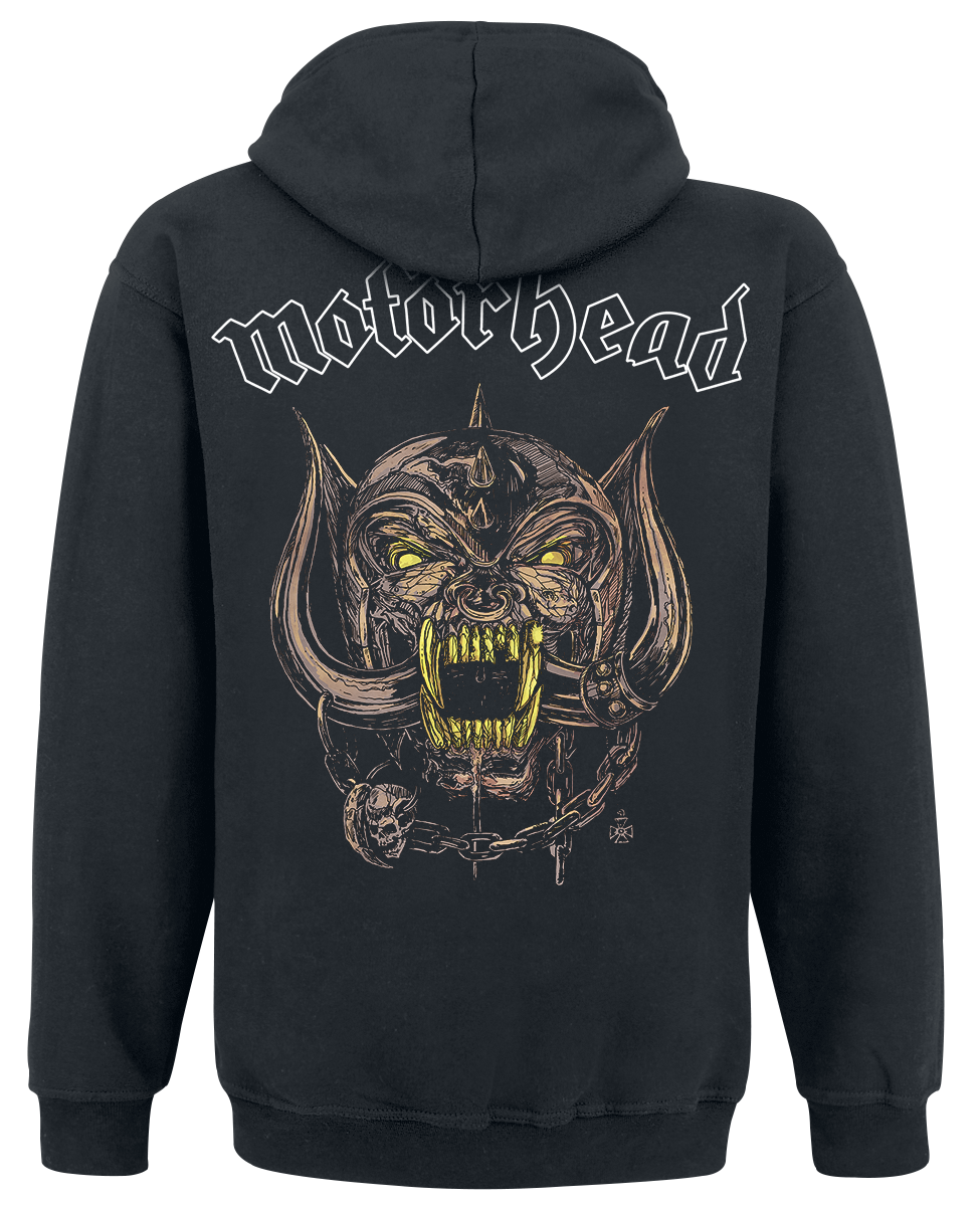 Sweat-shirt zippé à capuche  de Motörhead - Undercover Sketch Warpig - S à XXL - pour Homme - noir - Motörhead - View 2