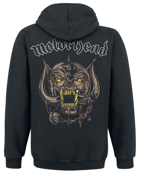Sweat-shirt zippé à capuche  de Motörhead - Undercover Sketch Warpig - S à XXL - pour Homme - noir - Motörhead - View 2