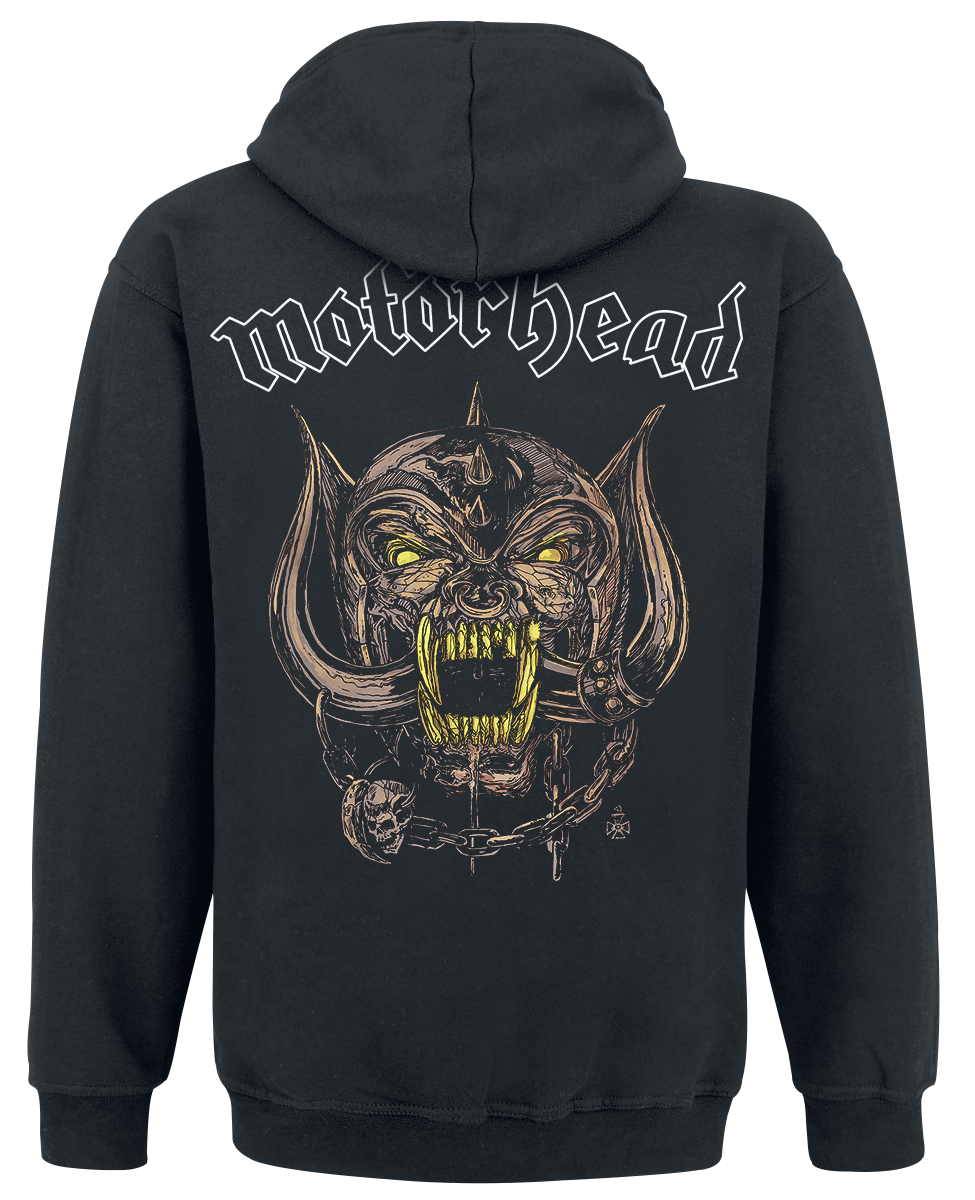 Sweat-shirt zippé à capuche  de Motörhead - Undercover Sketch Warpig - S à XXL - pour Homme - noir - Motörhead - View 2