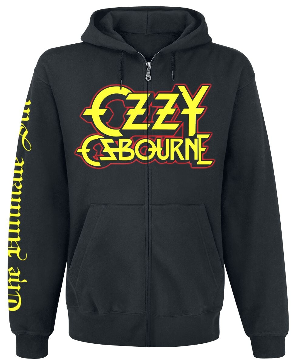 Sweat-shirt zippé à capuche  de Ozzy Osbourne - Ultimate Sin - S à M - pour Homme - noir - Ozzy Osbourne