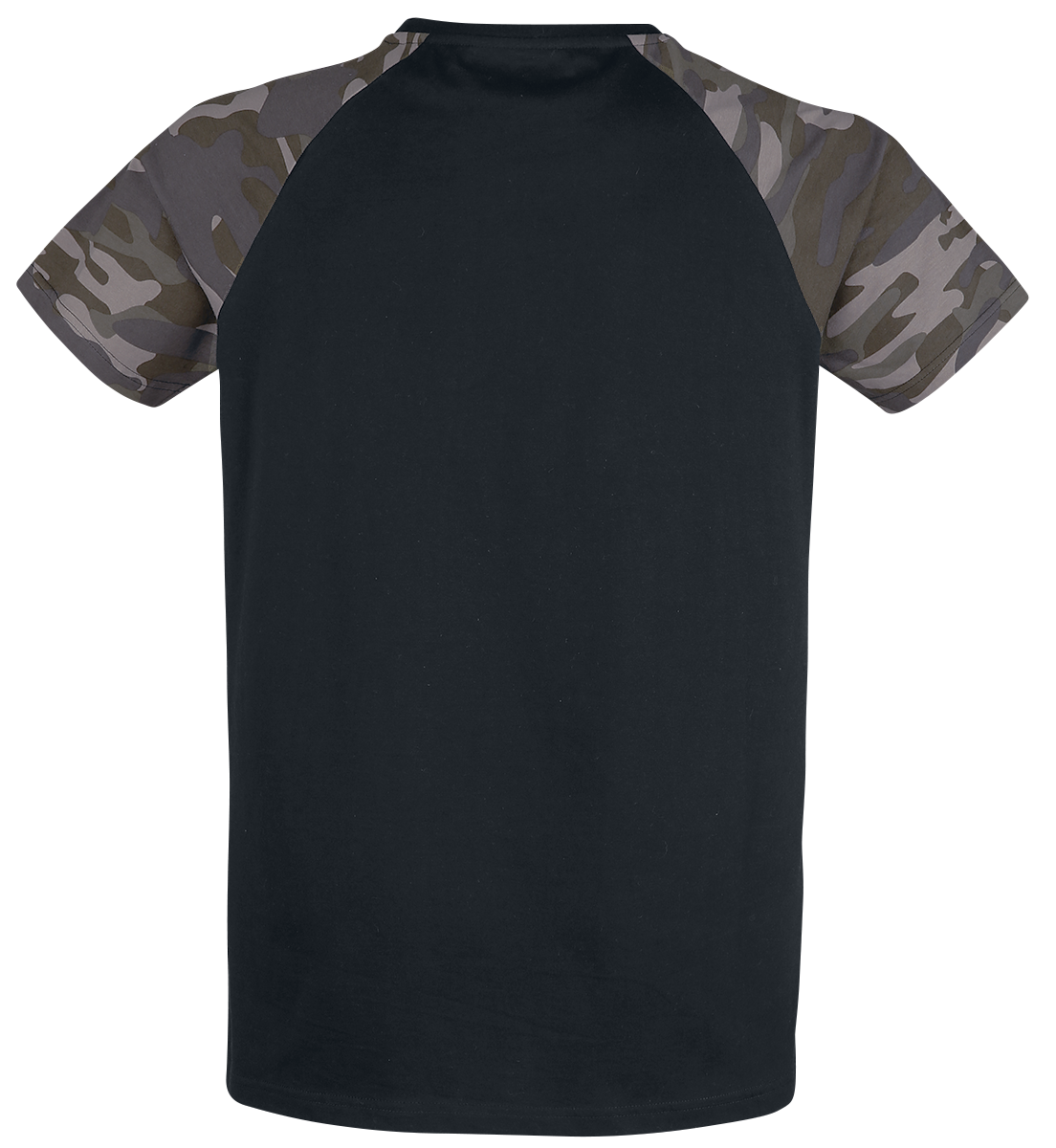 T-Shirt Manches courtes  de Collection EMP Stage - T-Shirt Noir  Imprimé Rockhand Camouflage - S à XL - pour Homme - noir - Collection EMP Stage - View 2
