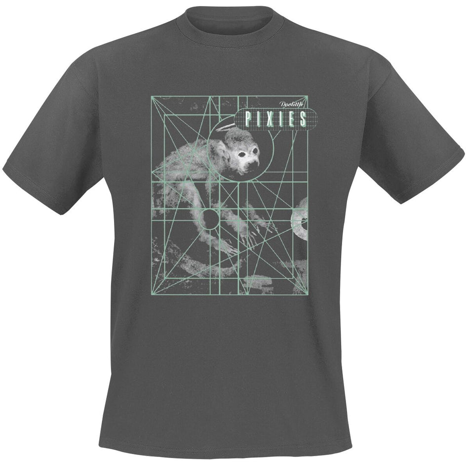 T-Shirt Manches courtes  de Pixies - Monkey Grid - S à XXL - pour Homme - anthracite - Pixies