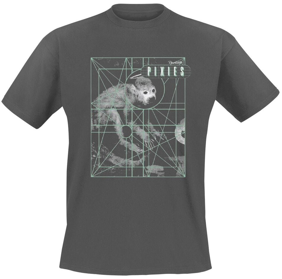 T-Shirt Manches courtes  de Pixies - Monkey Grid - S à XXL - pour Homme - anthracite - Pixies