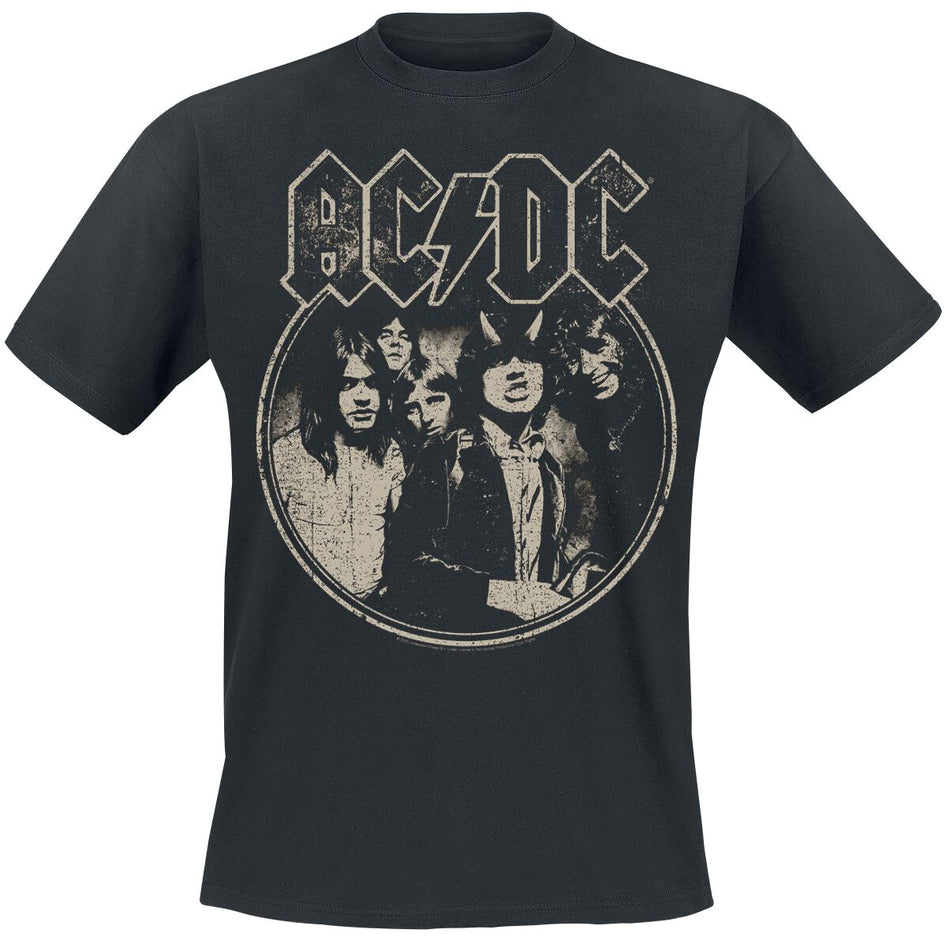 T-Shirt Manches courtes  de AC/DC - North American Tour 1979 - S à 5XL - pour Homme - noir - AC/DC