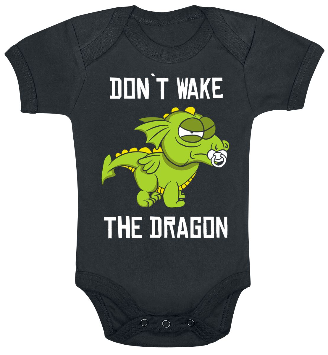Body Fun de Tierisch - Enfants - Don't Wake The Dragon - 50/56 à 86/92 - pour filles & garçonse - noir - Tierisch
