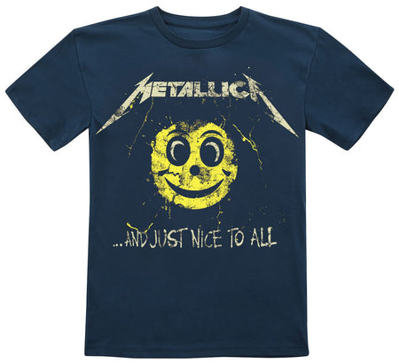 T-shirt  de Metallica - Kids - And Just Nice To All Kids T - 98 à 128 - pour Enfants - marine - metallica
