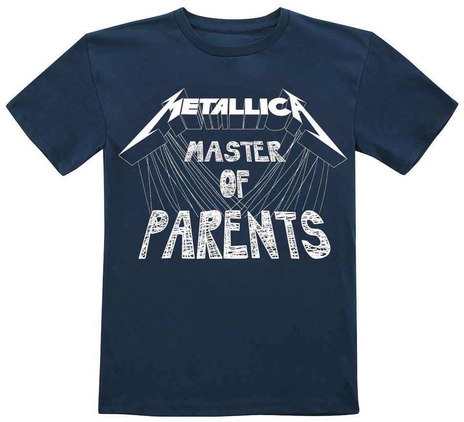 T-shirt  de Metallica - Kids - Master Of Parents - 98 à 128 - pour filles & garçonse - marine - metallica