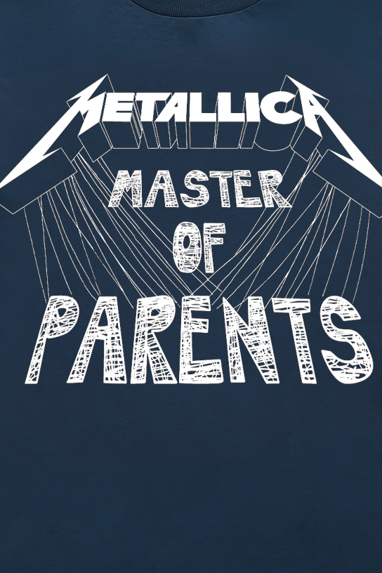 T-shirt  de Metallica - Kids - Master Of Parents - 98 à 128 - pour filles & garçonse - marine - metallica - View 2