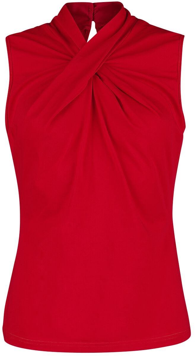 Top Rockabilly de Banned Retro - Haut Hey Jude - S à XXL - pour Femme - rouge - Banned Retro