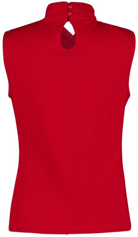 Top Rockabilly de Banned Retro - Haut Hey Jude - S à XXL - pour Femme - rouge - Banned Retro - View 2